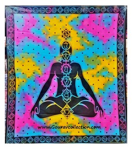 Tapisseries murales décoratives MULTI 7 CHAKRA HP PRINT pour la maison et les cadeaux GC-TPDB-286-B - Product Image 1