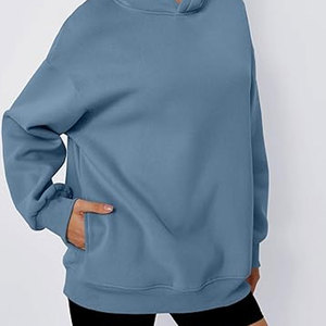 Sweatshirts à capuche surdimensionnés personnalisés Sweat à capuche surdimensionné décontracté Hip Hop Streetwear Sweat à capuche surdimensionné pour les femmes - Product Image 3