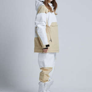 Combinaison de ski respirante pour adultes, hiver, pour homme, en polyester/nylon, avec fermeture éclair, pour le snowboard et le ski (modèle simple ou double) - Product Image 2