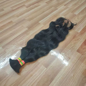 Cabello Virgen Auténtico del Sur de la India, Suave y Ondulado, Cutícula Intacta, Sin Procesamiento Químico, Se Puede Teñir - Product Image 1