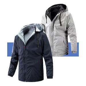Men's Premium Quality Custom Design Reversible Windbreaker Jacket <b>Thick</b> <b>Winter</b> <b>Coat</b> Patchwork Varsity Style 100% Wool - Product Image 1