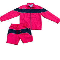 Ensemble de survêtement pour homme 2025 – Veste pull tricotée personnalisée avec logo imprimé, coupe-vent en nylon à séchage rapide, haute qualité – Vente en gros