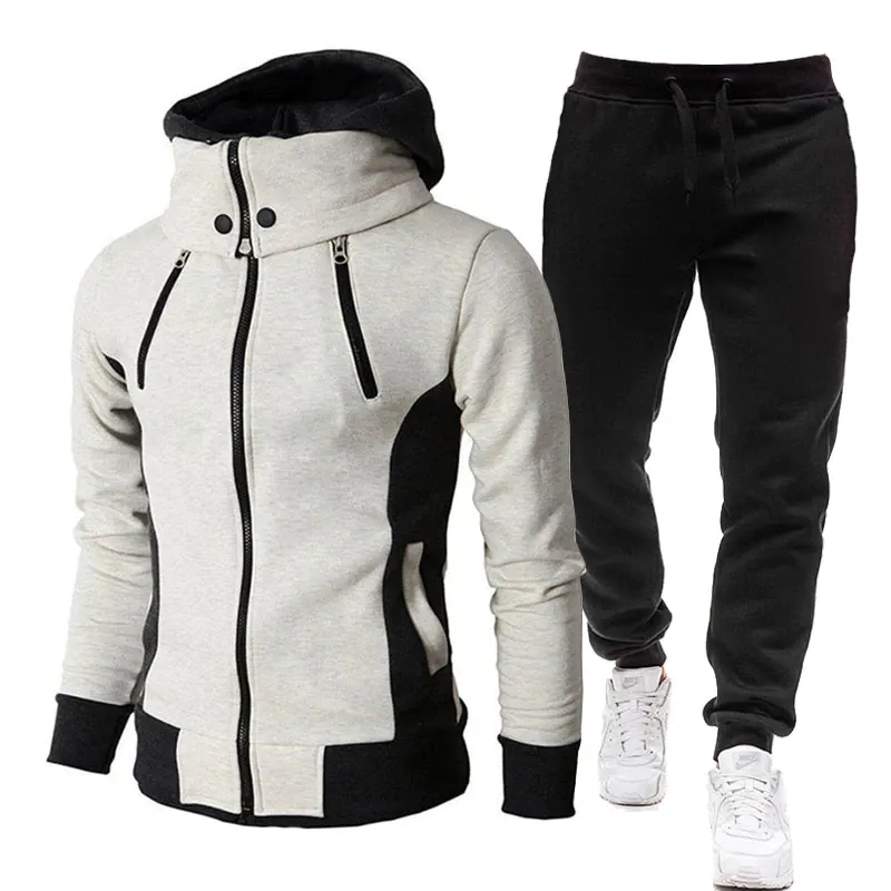 Herren Trainings anzug Fleece Hoodie und Trainings hose Hochwertige Sportswear Style Casual Street Wear 2022 Frühling Neu