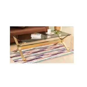 Turner Metal Gold Finish <b>Coffee</b> <b>Table</b> Modern New Design 2025 <b>Coffee</b> <b>Tables</b> - Product Image 4