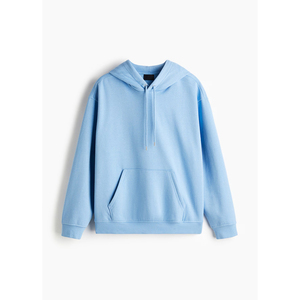 Men's Hoodies Spring Streetwear Solid Pocket Cotton Blend Jersey Fabric Custom Logo Pullover Hoody Thick Heavyweight Streetwear - Product Image 1