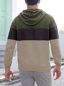 เสื้อฮู้ดดี้ผู้ชายผ้าฝ้ายคุณภาพสูง 100% สำหรับฤดูหนาวในยุโรป ระบายอากาศได้ดี ทรงโอเวอร์ไซส์ หนานุ่ม บุซับใน สามารถปรับแต่งได้ - Product Image 2