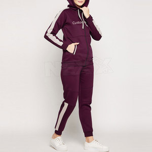 Survêtements décontractés d'hiver pour femmes en gros, 100 % coton, séchage rapide, écologiques, respirants, manches longues - Product Image 2