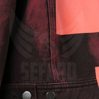 Tie Dye Printing Premium Quality Jeans Jacket Warm Winter Comfortable Men Jeans Winter Jacket