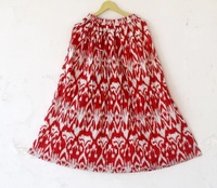 Nouvelle arrivée Jupe longue décontractée bohème vintage à imprimé floral multicolore pour femmes, en coton respirant et écologique, sans couture