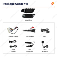 MEKEDE C30 Plus Unidad de Navegación para Coche Android Pantalla Mp3 Reproductor de Video Radio para KIA RIO 2016-2019