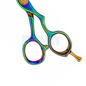 Ciseaux de barbier en acier inoxydable pour une coupe précise, design léger et écologique, fabrication pakistanaise, marque HERMANN MEDITECH - Product Image 5