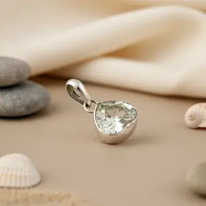 Women's Trendy 925 Silver Cubic Zirconia Pendant <b>Necklace</b> with <b>14K</b> <b>Gold</b> Rose <b>Gold</b> Chain Rhodium Plated Diamond Zircon Main Stone - Product Image 1