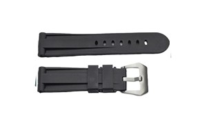 Bracelet de montre intelligent unisexe JD608 noir en silicone sport avec boucle en acier inoxydable, souple et réglable, pièce de rechange pour montre - Product Image 4