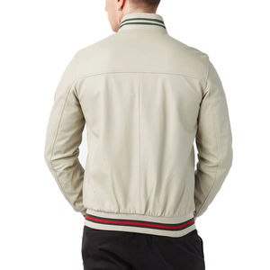 Chaqueta de Cuero para Hombre, Resistente al Viento, Impermeable y Ecológica, con Tela de Lona, Estilo Urbano, Colores y Tallas Personalizadas - Product Image 4
