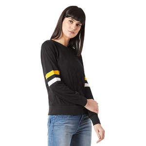 Custom Design All Over Printing Cotton <b>Fleece</b> Fabric Pullover Solid Color Sweat <b>Shirt</b> Custom Logo Women Sweat <b>Shirt</b> - Product Image 3