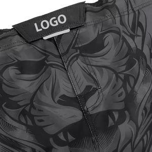 Meilleure vente Short MMA de haute qualité pour hommes Short d'entraînement de kick-boxe en spandex Short d'entraînement avec impression par sublimation de logo personnalisé Service OEM - Product Image 6