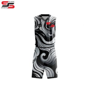 Custom Logo High Quality Sports Sublimation Basketball Uniform New Style Design Men Basketball Uniform Kit sports wear - Product Image 1