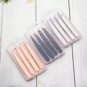 Pinzas para Pestañas de Alta Calidad de Fábrica que Ofrecen Pedidos al por Mayor, Entrega Rápida y Múltiples Formas Profesionales para Técnicos - Product Image 1