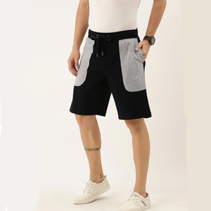Soft Polyester <b>Men's</b> Solid Casual <b>Shorts</b> Breathable Elastic Waist Quick Dry Lightweight Comfort Fit <b>for</b> Summer <b>Lounging</b> Jogging - Product Image 3