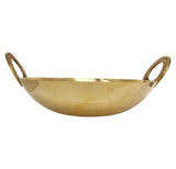 Juego de Kadai martillado de latón puro hecho a mano de primera calidad con revestimiento de estaño | Utensilios de cocina tradicionales | Amigable con inducción | Paquete de regalo King - Product Image 5