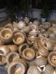 Prix bon marché 2024 abat-jour en rotin bambou naturel abat-jour en rotin écologique lampes faites à la main - Product Image 5
