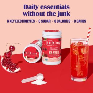 Ultima Replenisher Daily Electrolyte Powder Drink Mix – Sugar Free – Cherry Pomegranate, 90 Servings - Product Image 6
