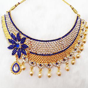 Luxury Color Bridal <b>Necklace</b> Set Women <b>Crystal</b> Rhinestone Vintage Wedding Party Engagement Gift Jewelry Sets Brides Accessories - Product Image 1