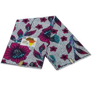 Tissu Ankara en coton pur Dobby respirant, imprimé wax, écologique, tendance africaine, 6 yards, pour vêtements décontractés, rideaux et mariages - Product Image 5