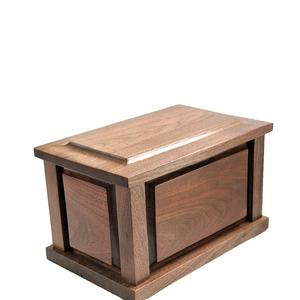 Fournitures funéraires urnes de crémation meilleure vente boîte en bois urnes de crémation taille standard cendres du corps humain adulte urnes en bois - Product Image 5