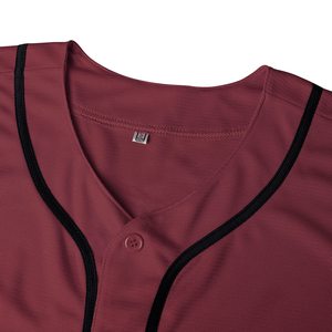 เสื้อเบสบอลทีมออกแบบได้ตามต้องการเสื้อมีกระดุมสำหรับทุกเพศเสื้อ100% โพลีเอสเตอร์ป้องกันแบคทีเรียระบายอากาศตาข่ายแขนสั้นชุดกีฬาสำหรับนักกีฬา - Product Image 4