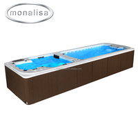 Spa extérieur autoportant fête piscine Hot Spa Factory ménage 6.8 mètres extérieur Whirlpool pompe à vitesse variable