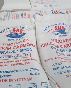 Polvo de piedra caliza súper blanca que fabrica mármol artificial y superficies sólidas brillo de blancura 99% - Product Image 2