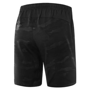 กางเกงขาสั้นออกกำลังกายแห้งเร็วสำหรับผู้ชาย High Street รุ่น Performance Mesh เอวกลาง มีเชือกผูก ลายดิจิตอล - Product Image 2