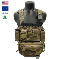 Harnais de poitrine tactique camouflage extérieur avec système MOLLE et plaque latérale Tegris – Équipement tactique pour la chasse