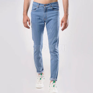 กางเกงยีนส์ขายาวสำหรับผู้ชายกางเกงยีนส์ขายาวแบบสั่งทำโลโก้ออกแบบได้ตามต้องการ - Product Image 1