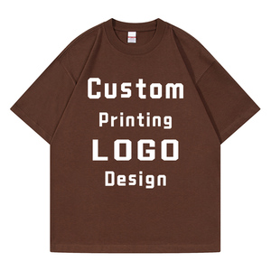 Unisex 210gsm 100% algodón O-cuello de manga corta Casual Camisetas de alta calidad de impresión digital de logotipo personalizado en la parte delantera Eco-Friendly - Product Image 1