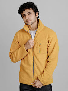 Dernier style de veste polaire pour hommes en polaire à fermeture éclair complète Nouveau style élégant fait à la main sur mesure en polaire pour hommes en polyester réversible et respirant XL - Product Image 4