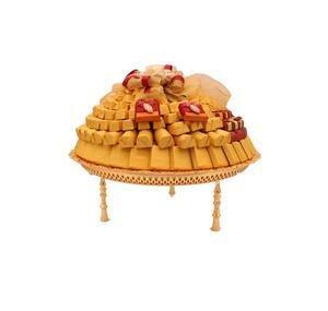 ถาดเสิร์ฟของหวานทองเหลืองเคลือบเงาคุณภาพสูงสำหรับตกแต่ง - Product Image 4