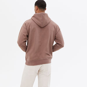 Sudadera con Capucha para Hombre, Estilo Vintage, Lavado Ácido Gris, Diseño con Cremallera, Tejido French Terry de 450 g/m², Ropa Urbana, Venta al Por Mayor, Personalizable de Fábrica - Product Image 5