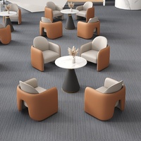 Canapé simple moderne Chaise de loisir Hôtel Réception pour réunions de bureau Négociations de vente Salon de beauté Réception