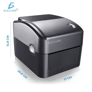 ELE-GATE Black and <b>White</b> Thermal Barcode Label <b>Printer</b> with 300DPI Resolution Ethernet Connectivity Office Usage - Product Image 5