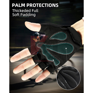 Gants de sport d'été unisexes pour activités de plein air, gants de fitness à doigts complets, respirants, en polyester, pour le cyclisme, avec protection solaire, antidérapants - Product Image 4