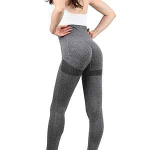Femmes mince taille haute Gym Yoga Leggings sans couture Fitness entraînement sport course collants maigre crayon pantalon PCS-R-54 - Product Image 6