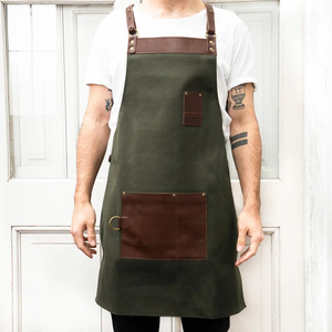 ผ้ากันเปื้อนงานเชื่อมทนทานต่อประกายไฟเหมาะสำหรับงานผลิตและซ่อมแซมผ้ากันเปื้อนเชื่อมติดทนนาน - Product Image 2