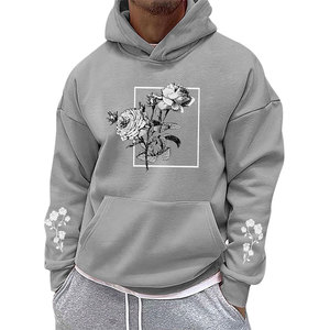 Sweat-shirts surdimensionnés pour hommes fabriqués au Pakistan, couleur marron, sweat-shirts surdimensionnés pour hommes, logo imprimé personnalisé, sweat-shirt décontracté pour hommes - Product Image 2