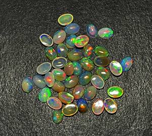 IGI certificado 19 Uds ópalo etíope cabujón ovalado suelto Natural Multi fuego tamaños 5*7mm a 20mm 10 CT lote para joyería - Product Image 5