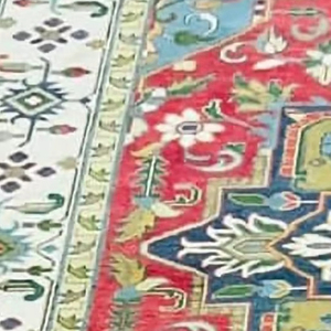 Alfombras de lana anudadas a mano personalizables de Sherapi Patrón abstracto hecho a mano para uso doméstico o hotelero - Product Image 1