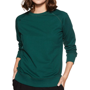 เสื้อสเวตเตอร์แขนยาวสำหรับผู้หญิง, เสื้อสเวตเชิ้ตผ้าฟลีซทำจากผ้าฝ้ายไซส์ใหญ่พิเศษลำลองแฟชั่น - Product Image 1