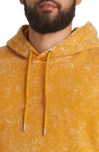 Colores personalizados francés personalizado Vintage Terry Regular Fit 100% algodón pesado sol desteñido en blanco lavado con ácido desgastado invierno - Product Image 5