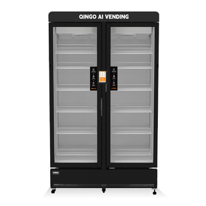 Máquina Expendedora de Chocolate Inteligente de Doble Puerta con Pantalla Táctil, Monitoreo Remoto, Acero Inoxidable, SDK, POS, IA y Refrigeración - Product Image 1